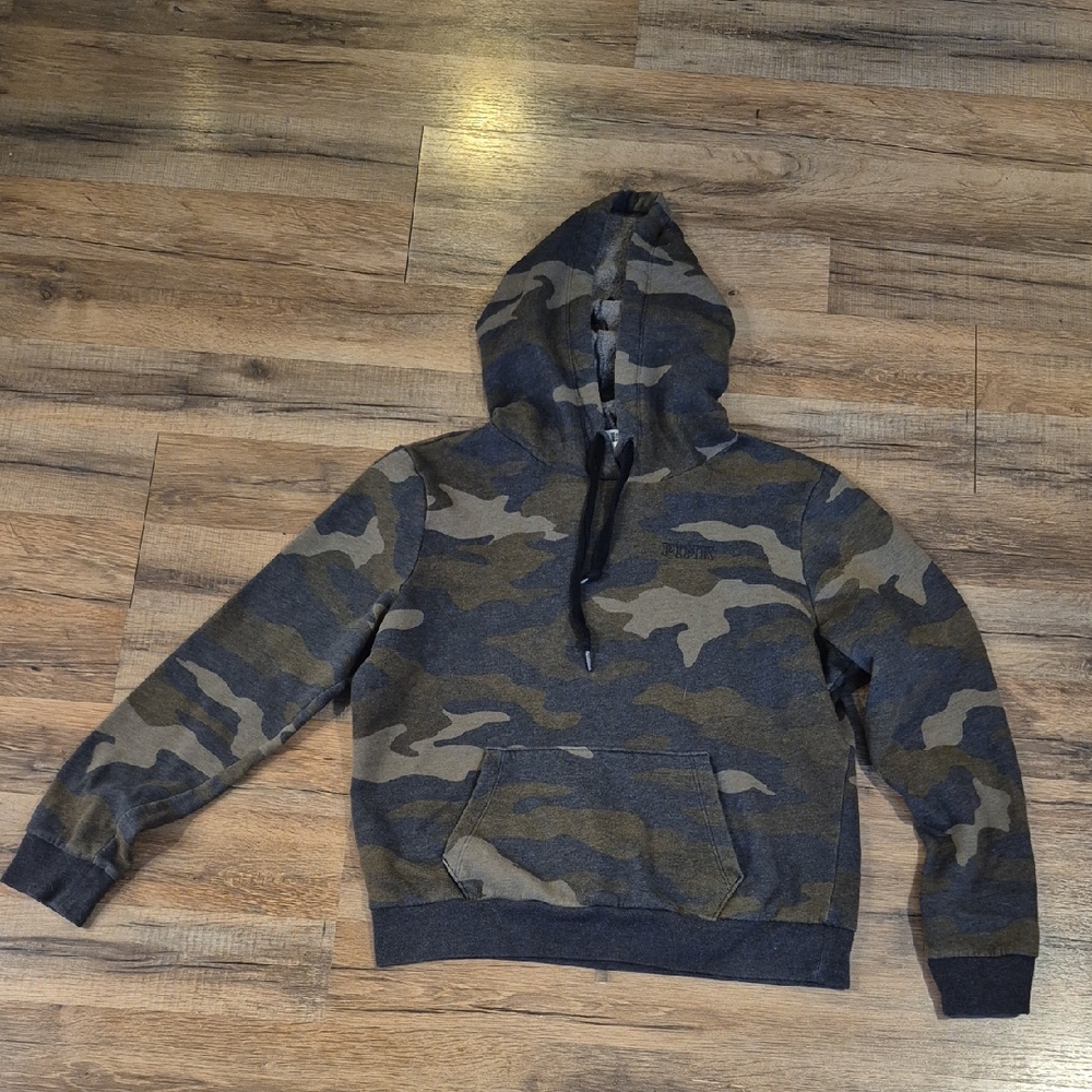 Victoria's Secret  Camouflage Hoodie - Y2k